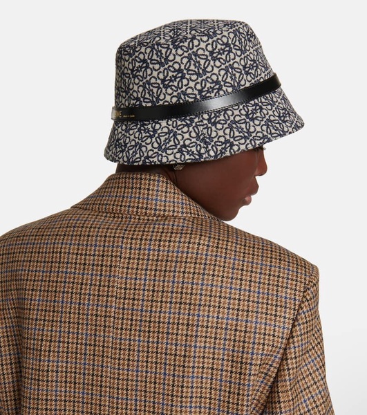 Allover Anagram Jacquard Bucket Hat