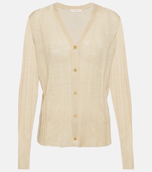 Dwin linen and silk cardigan 