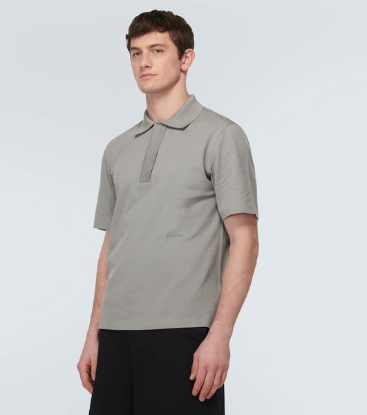 Cotton pique polo shirt