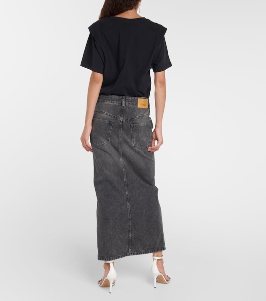 Vinea denim maxi skirt