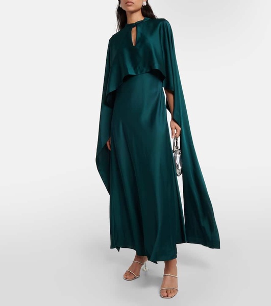 Amory caped gown