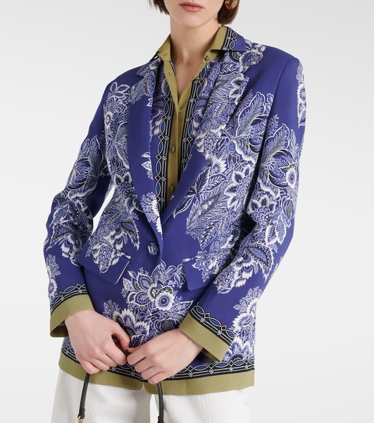 Printed blazer