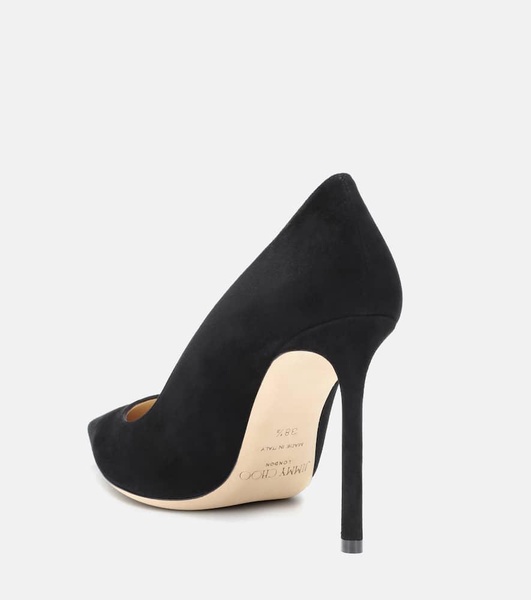 Romy 100 suede pumps