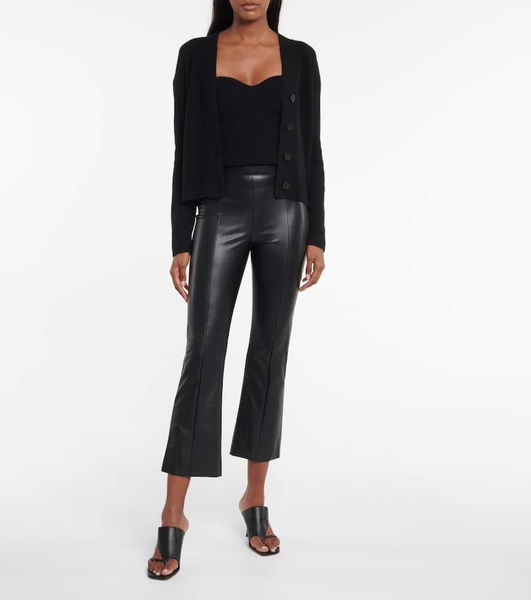 Jenna slim faux leather pants