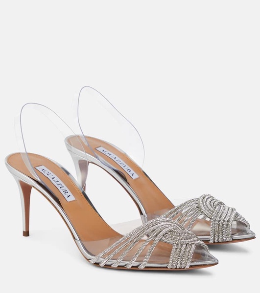 Gatsby 75 embellished slingback pumps