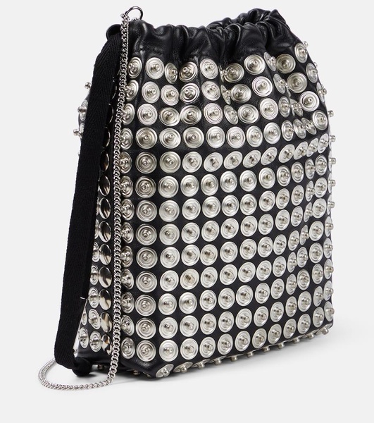 Edia Mini embellished leather bucket bag