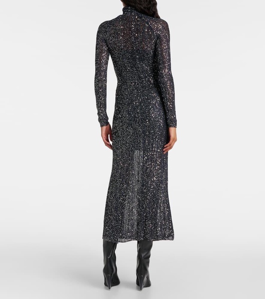 Sequined midi dress