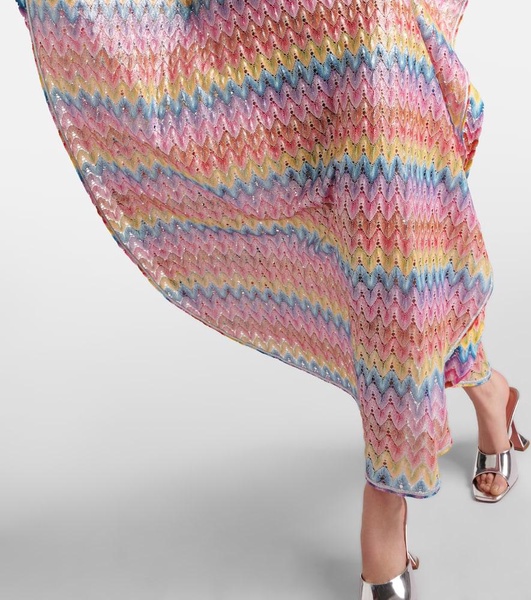 Zig Zag pointelle beach dress