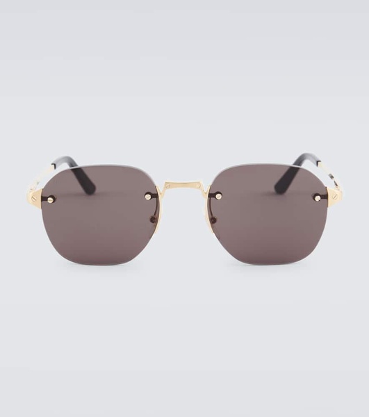 Santos de Cartier round sunglasses