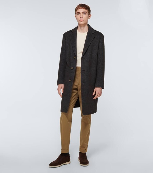 Findon wool-blend coat