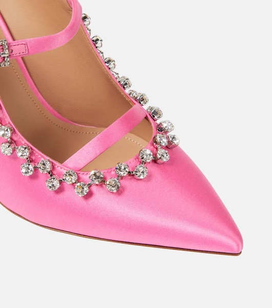 Gala embellished satin mules