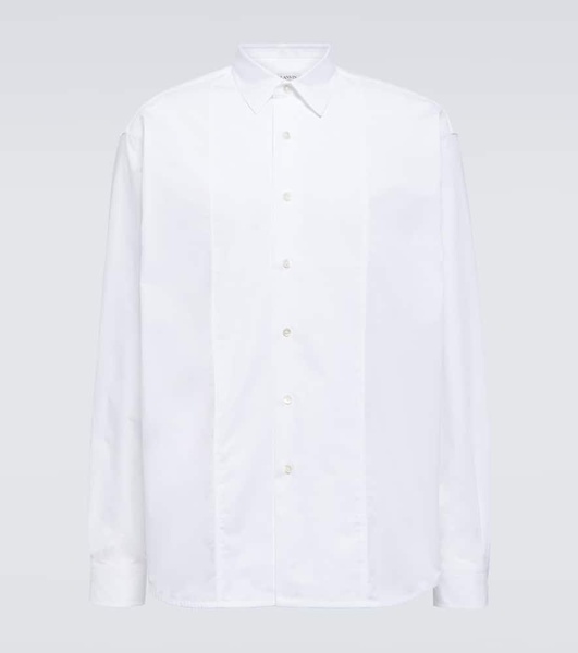 Oversized cotton poplin shirt