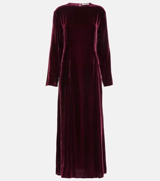 Jody velvet maxi dress