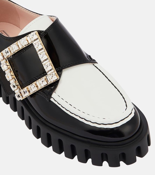 Viv' Go-Thick leather platform loafers