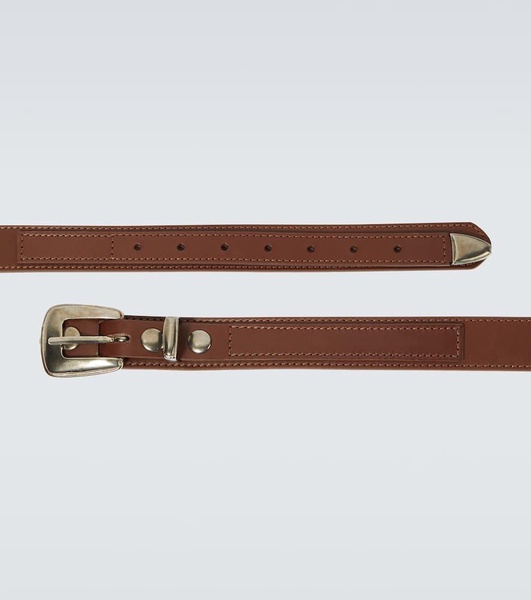 Leather belt