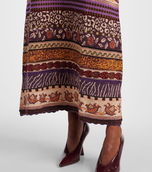 Paloma jacquard maxi dress