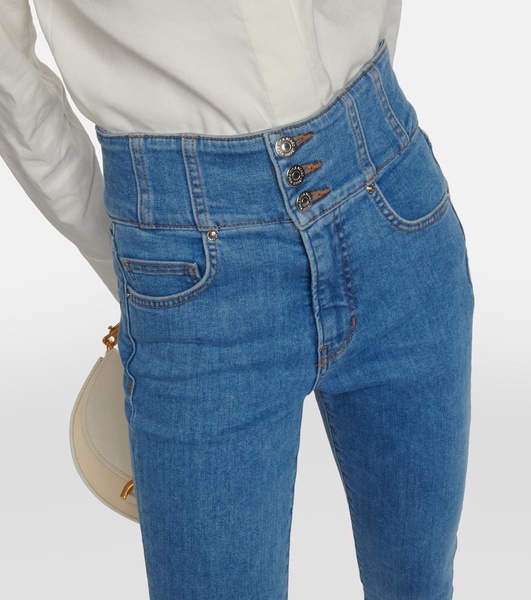 Carly high-rise kick-flare jeans