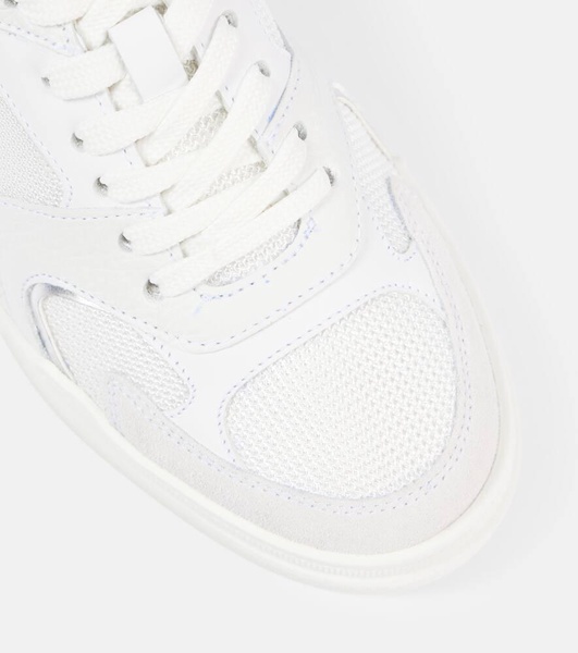 Hollywood 29A leather-trimmed mesh sneakers