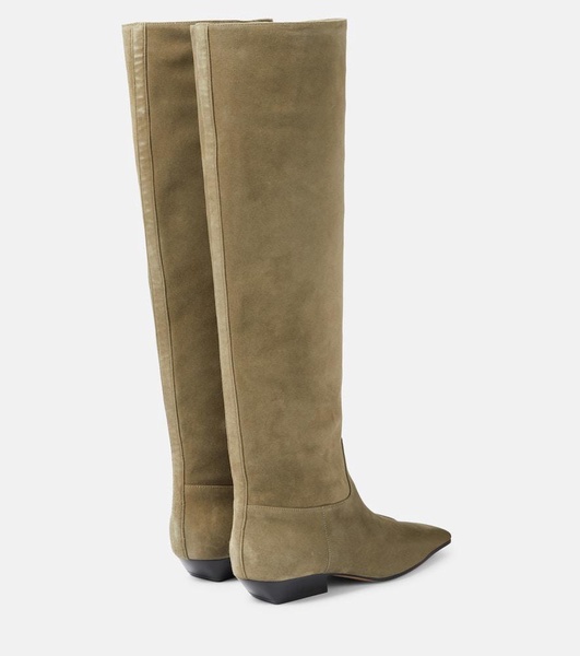 Marfa suede knee-high boots