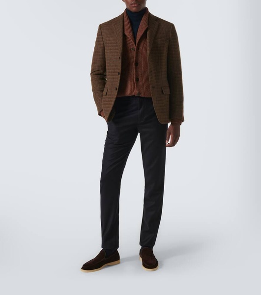 Leisure City wool and cashmere slim pants