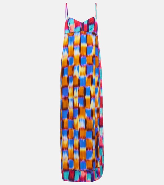 Printed maxi dress