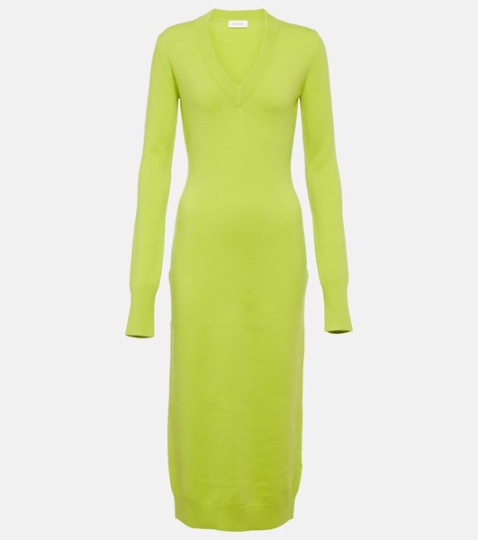 Divo cashmere and wool blend midi dress