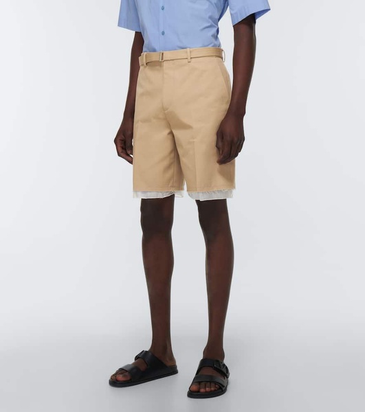 Cotton Bermuda shorts