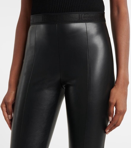 Jenna slim faux leather pants