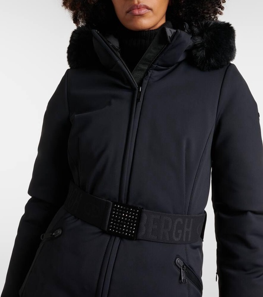 Giselle faux fur-trimmed ski jacket