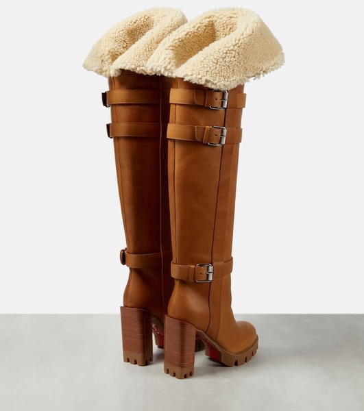 Brodeback Lug over-the-knee boots