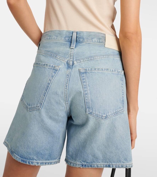 Brynn high-rise denim shorts