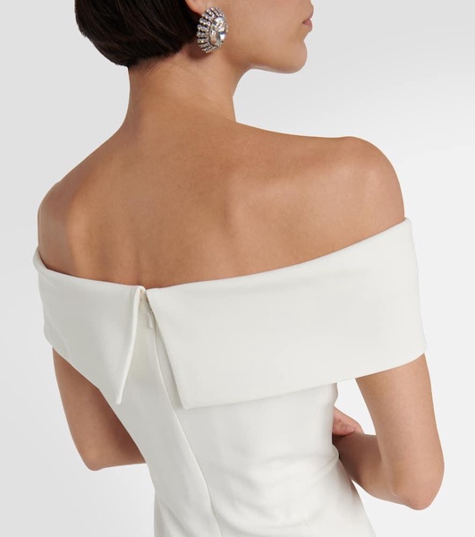 Bridal Fiandra off-shoulder minidress