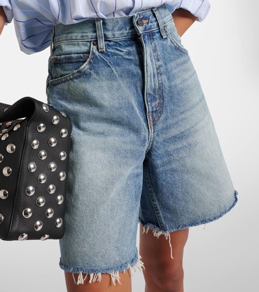 Russel low-rise denim shorts