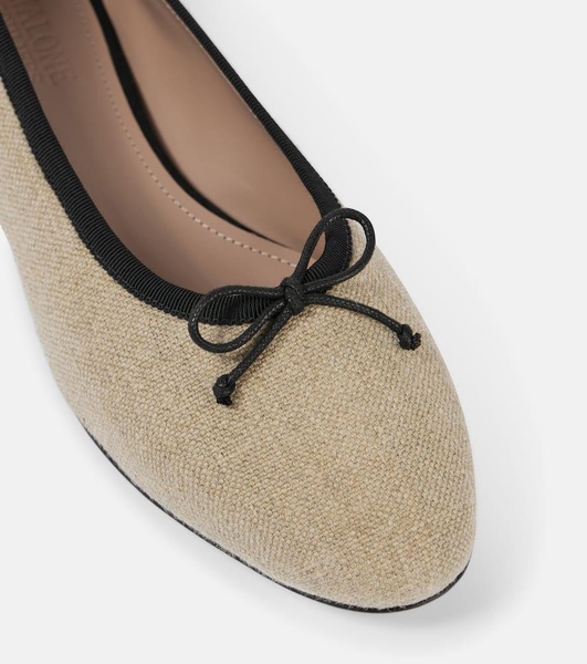 x Tabitha Simmons Misty canvas ballet flats