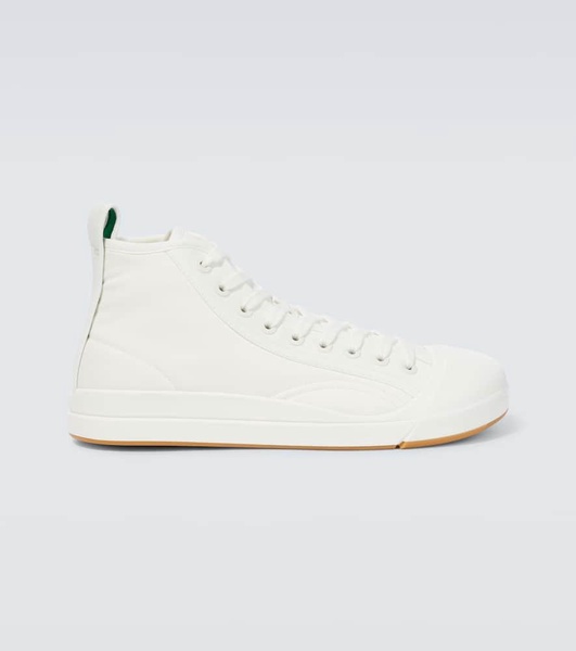 Vulcan high-top canvas sneakers