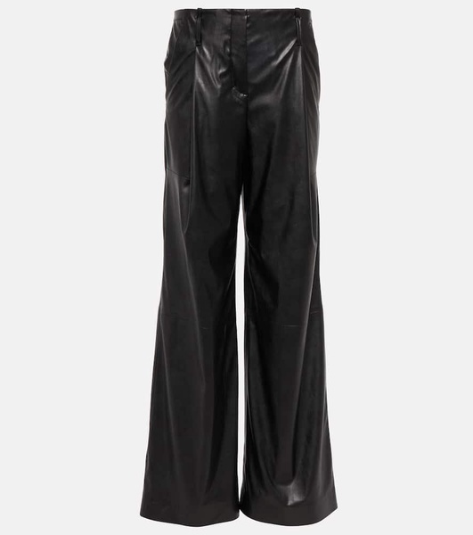 Sleek Comfort faux-leather pants