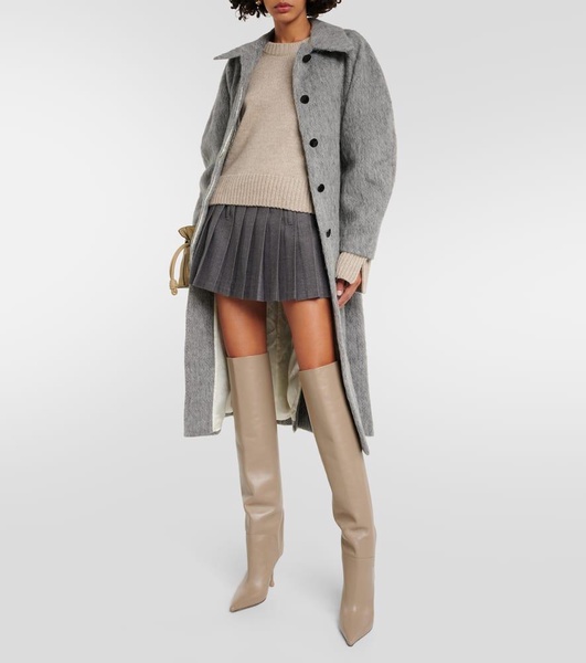 Cycas 95 leather over-the-knee boots