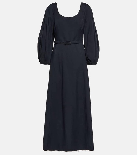 Mena silk midi dress