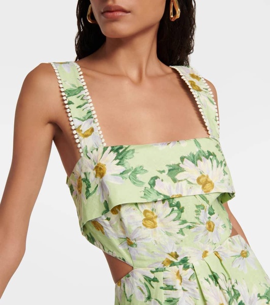 Astra floral cutout minidress