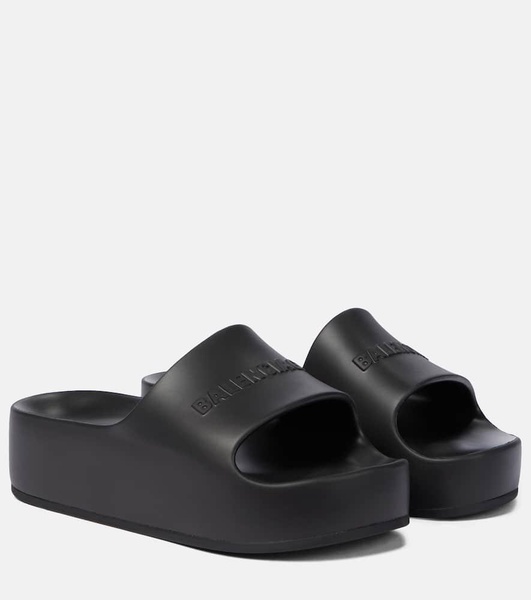 Logo rubber platform slides