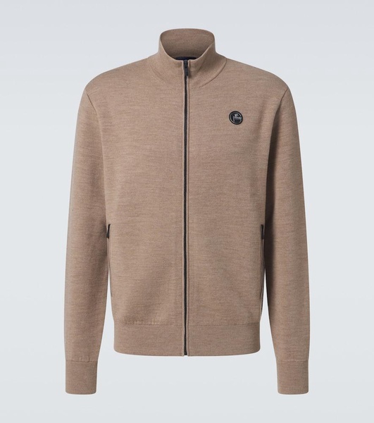 Mayeul wool-blend zip-up cardigan