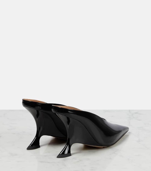 Rocket patent leather mules