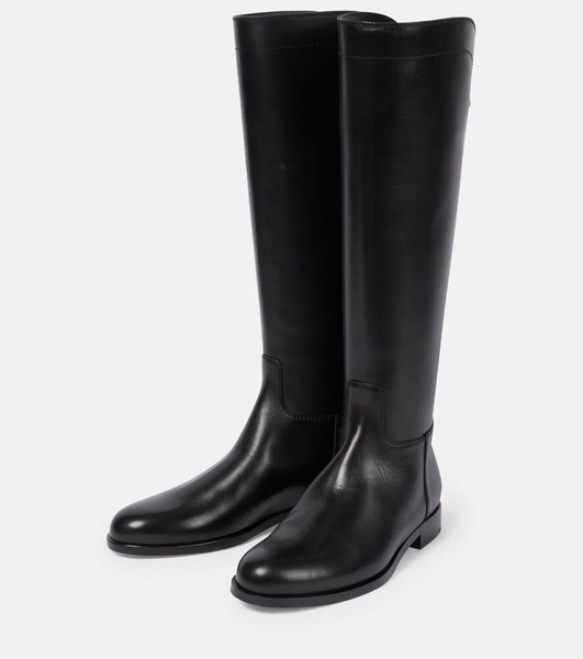 Welly leather boots