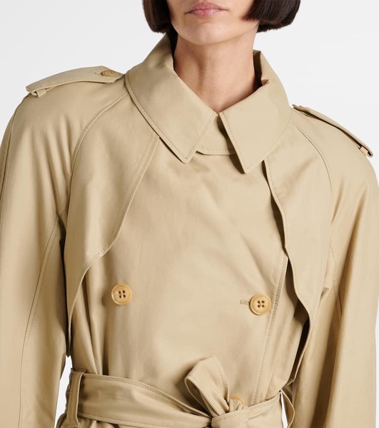 Classic Ease cotton-blend trench coat