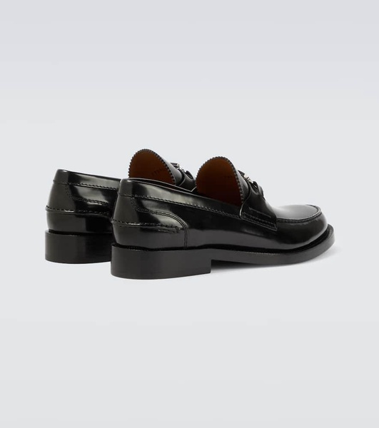 Polished leather loafers