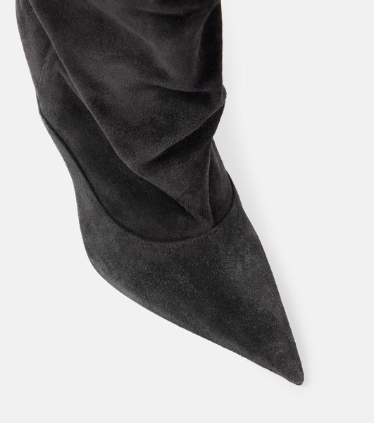 Ines 105 suede over-the-knee boots