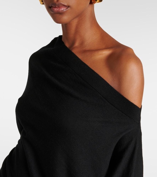 Grainge off-shoulder cashmere sweater