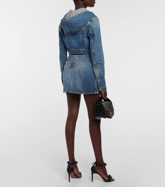 Denim miniskirt