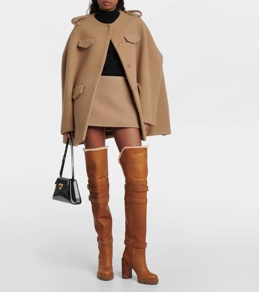 Brodeback Lug over-the-knee boots