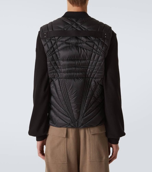 x Rick Owens Megapenta down vest